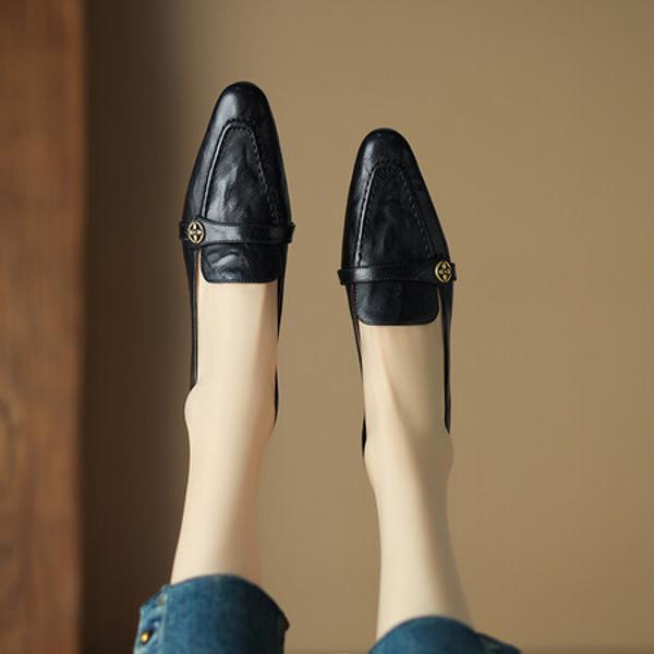 Exquisite Handmade Leather Women's Shoes: Luxurious Elegance(Easn20181205)