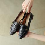 Exquisite Handmade Leather Women's Shoes: Luxurious Elegance(Easn20181205)