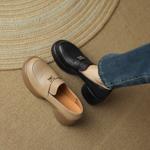 Handcrafted Luxury Genuine Leather Women's Shoes - Elegant Artistry & Quality(Easn20181275)