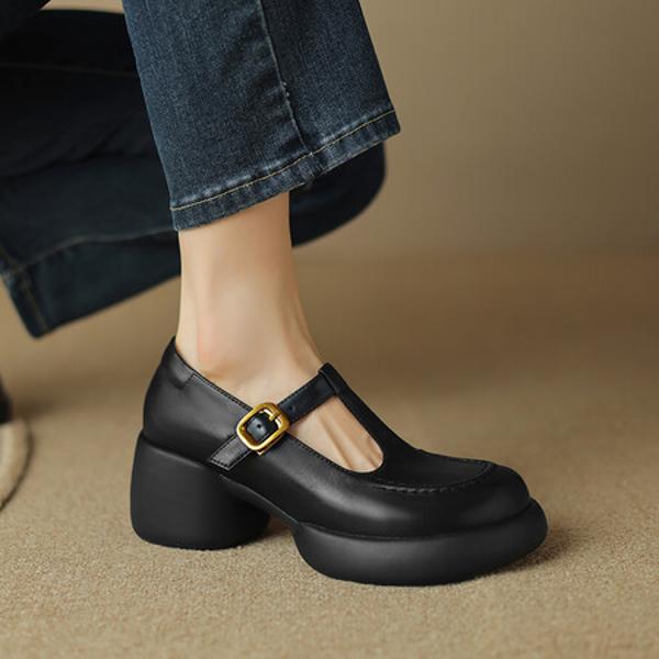 Handcrafted Luxury Leather Women's Shoes: Elegance in Every Detail(Easn20181272)