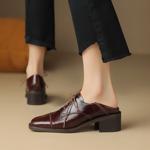 Exquisite Handmade Leather Shoes for Elegant Women(Easn20181376)