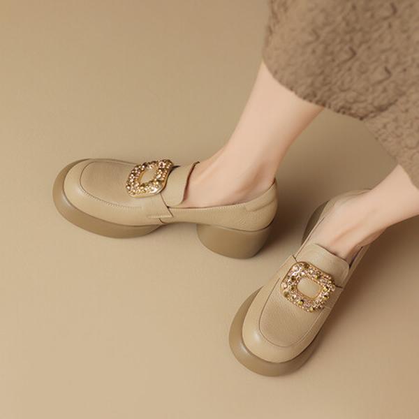 Elegance Redefined: Luxurious Handcrafted Leather Women’s Shoes(Easn20181381)