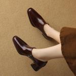 Handcrafted Leather Women's Shoes: Luxurious Elegance(Easn20181502)