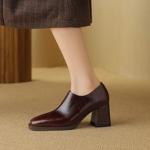 Exquisite Handmade Leather Women’s Shoes: Luxury & Elegance(Easn20181501)