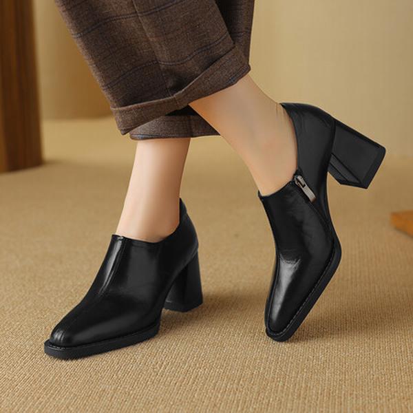 Exquisite Handmade Leather Women’s Shoes: Luxury & Elegance(Easn20181501)