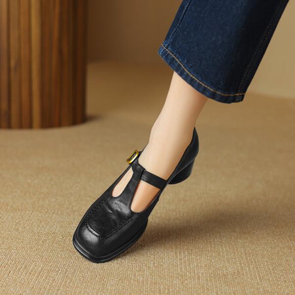 Exquisite Handcrafted Leather Women’s Shoes: Elevate Your Elegance with Luxury Craftsmanship(Easn20181525)