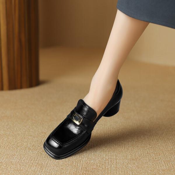 Elegant Handmade Leather Women's Shoes: Artisanal Luxury(Easn20181523)