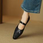 Handcrafted Luxury Genuine Leather Women's Shoes - Timeless Elegance & Quality(Easn20181551)