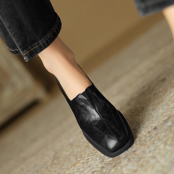 Elegant Handcrafted Leather Women’s Shoes – Exquisite Craftsmanship & Luxury(Easn20181553)