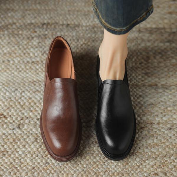 Handcrafted Luxury Leather Women's Shoes: Elegance in Every Detail(Easn20181538)