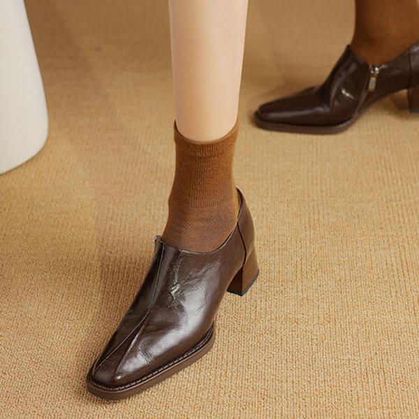 Handcrafted Luxurious Genuine Leather Women's Shoes for the Elegant You(Easn20181398)