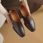 Handcrafted Luxurious Genuine Leather Women's Shoes for the Elegant You(Easn20181398)