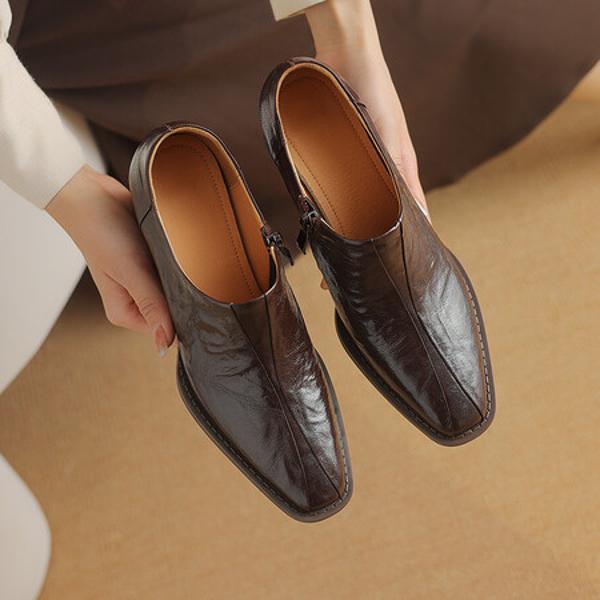 Handcrafted Luxurious Genuine Leather Women's Shoes for the Elegant You(Easn20181398)