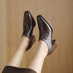 Luxury Handmade Leather Women's Shoes: Exquisite Craftsmanship & Elegance(Easn20181397)