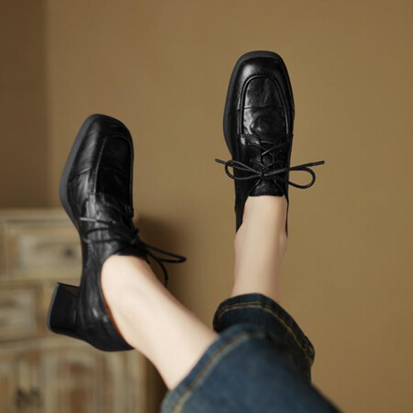 Exquisite Handcrafted Leather Women’s Shoes - Elegance Redefined(Easn20181555)