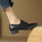 Exquisite Handcrafted Leather Women's Shoes: Timeless Elegance & Luxury(Easn20181558)