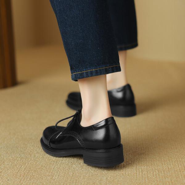 Handcrafted Luxury Leather Women's Shoes for Elegance(Easn20181535)