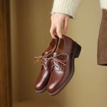 Handcrafted Genuine Leather Women's Shoes: Luxurious Elegance Unveiled(Easn20181536)