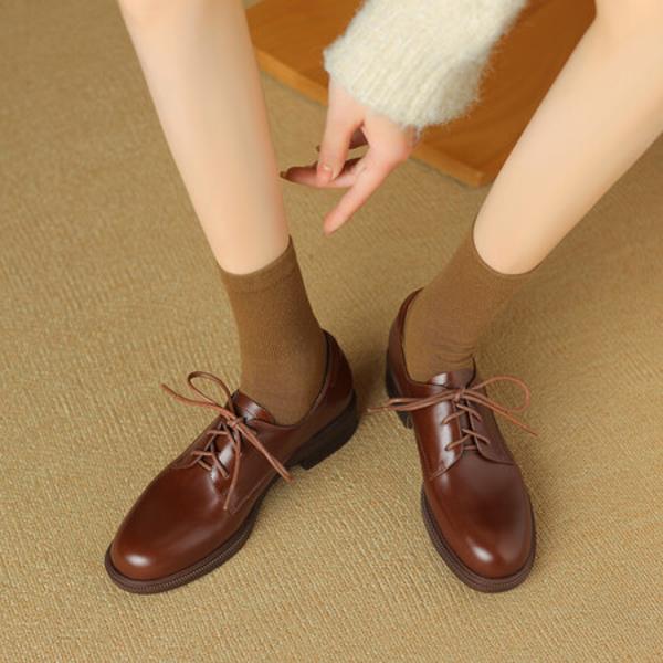 Handcrafted Genuine Leather Women's Shoes: Luxurious Elegance Unveiled(Easn20181536)