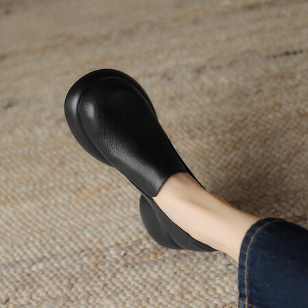 Exquisite Handcrafted Genuine Leather Women's Shoes: Luxurious Elegance Redefined(Easn20181580)