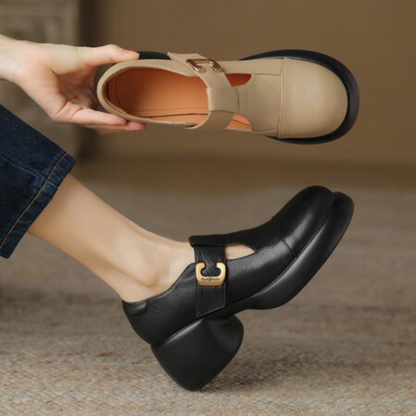 Elevate Your Style with Luxurious Handmade Leather Women’s Shoes(Easn20181582)