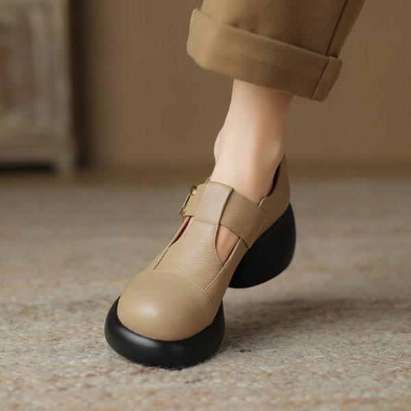 Elevate Your Style with Luxurious Handmade Leather Women’s Shoes(Easn20181582)