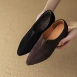 Elegant Handcrafted Leather Women's Shoes - Luxury & Quality Craftsmanship(Easn20181570)