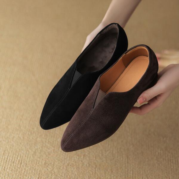 Elegant Handcrafted Leather Women's Shoes - Luxury & Quality Craftsmanship(Easn20181570)