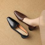 Handcrafted Genuine Leather Women's Shoes: Elegance Meets Luxury Quality(Easn20181519)