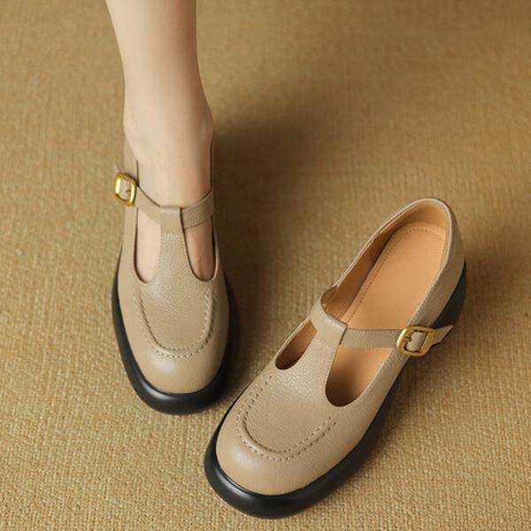 Handcrafted Luxury Leather Women's Shoes: Exquisite Quality & Elegance(Easn20181566)