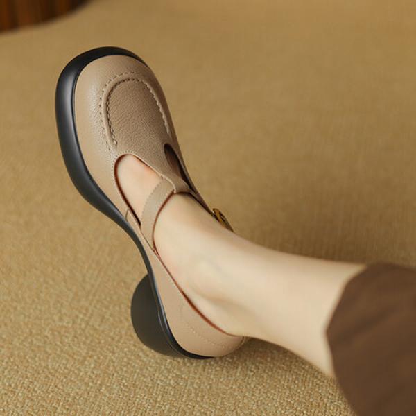 Handcrafted Luxury Leather Women's Shoes: Exquisite Quality & Elegance(Easn20181566)