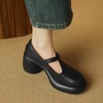 Handcrafted Luxury Leather Women's Shoes: Exquisite Quality & Elegance(Easn20181566)