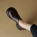 Exquisite Handmade Leather Women's Shoes: Elevate Your Elegance with Luxury Craftsmanship(Easn20181583)