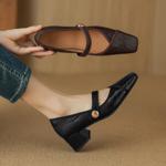 Luxury Handcrafted Leather Women's Shoes: Timeless Elegance(Easn20181588)