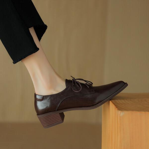 Luxury Handmade Leather Women's Shoes: Elegance Redefined(Easn20181592)