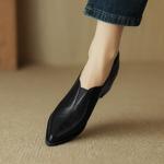 Handcrafted Genuine Leather Women's Shoes: Elegant, Luxurious, and Exquisite Craftsmanship(Easn20181591)