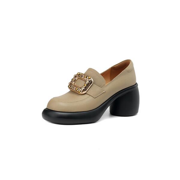 Handcrafted Leather Women's Shoes: Luxurious Elegance & Superior Craftsmanship(Easn20181598)