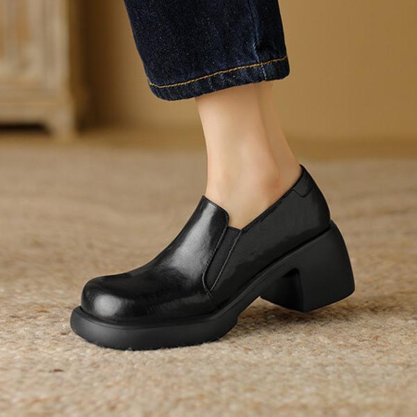 Handcrafted Genuine Leather Women's Shoes: Luxury, Elegance, and Artisanal Quality(Easn20181599)