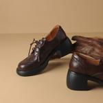 Exquisite Handmade Genuine Leather Women's Shoes: A Touch of Luxury and Elegance(Easn20181612)