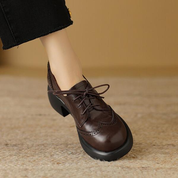 Exquisite Handmade Genuine Leather Women's Shoes: A Touch of Luxury and Elegance(Easn20181612)