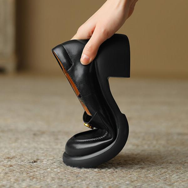 Exquisite Handmade Leather Luxury Women's Shoes(Easn20181608)