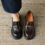 Exquisite Handmade Leather Luxury Women's Shoes(Easn20181608)