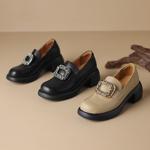 Handcrafted Leather Women's Shoes: Luxury, Elegance, Quality(Easn20181610)