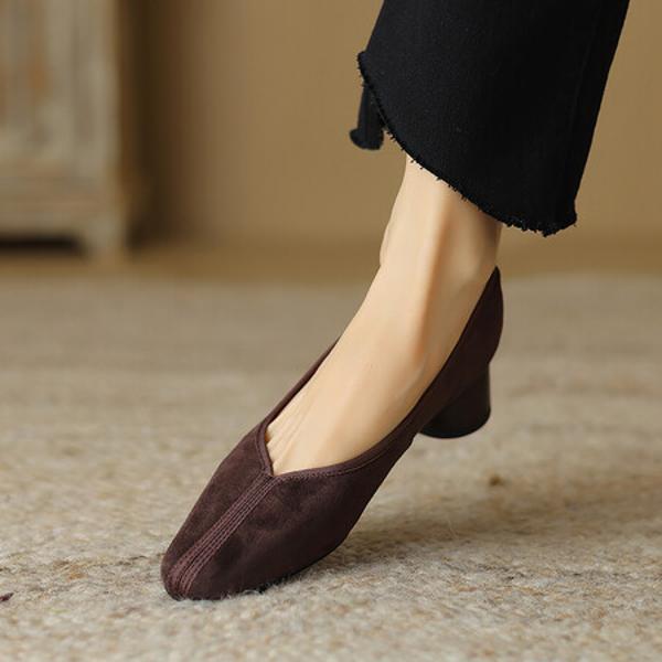 Handcrafted Luxury Leather Women's Shoes with Exquisite Craftsmanship(Easn20181606)