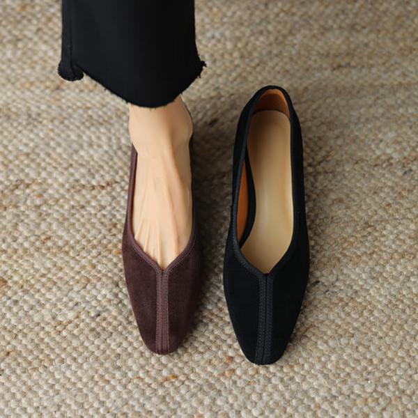 Handcrafted Luxury Leather Women's Shoes with Exquisite Craftsmanship(Easn20181606)