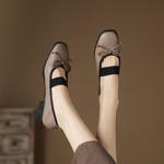 Exquisite Handmade Leather Women's Shoes: Elegance Meets Luxury Craftsmanship(Easn20181813)