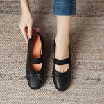 Exquisite Handmade Leather Women's Shoes: Elegance Meets Luxury Craftsmanship(Easn20181813)