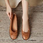 Handcrafted Luxury Genuine Leather Women's Shoes: Elegance in Every Detail(Easn20181812)