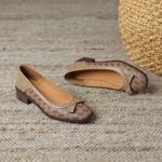 Handcrafted Luxury Genuine Leather Women's Shoes: Elegance in Every Detail(Easn20181812)