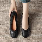 Luxury Handcrafted Genuine Leather Women's Shoes: Elegance Redefined(Easn20181822)